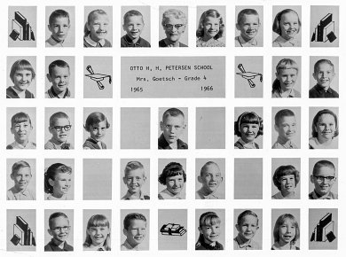 4th Grade Mrs. Goetsch Otto HH Petersen 1965