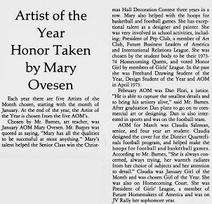 02 - Club Art Mary Ovesen artist of the year details